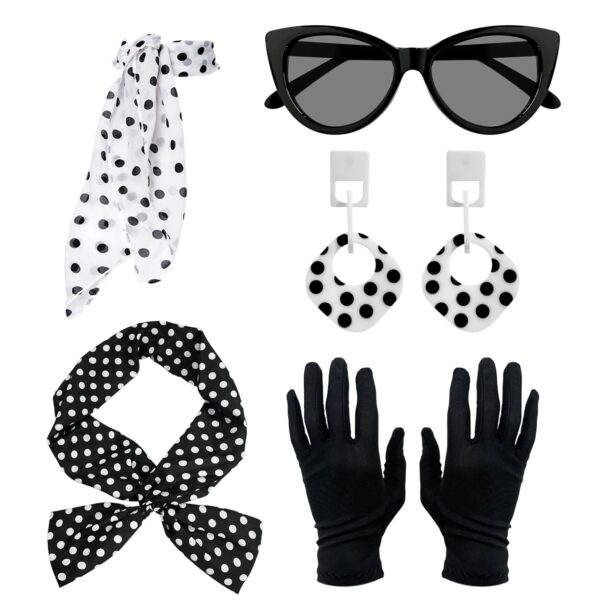 accessoire vintage noir et blanc
