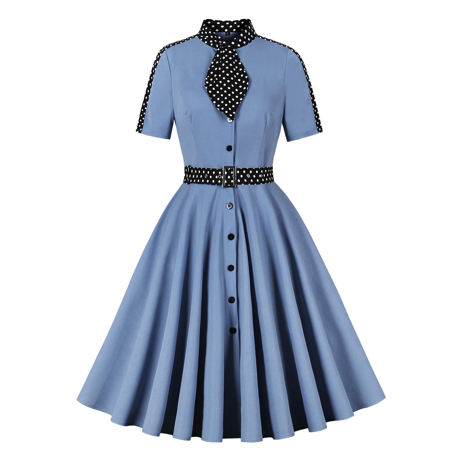 robe vintage bleue clair