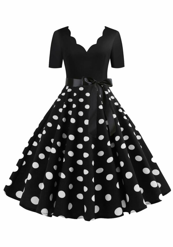 robe vintage a pois