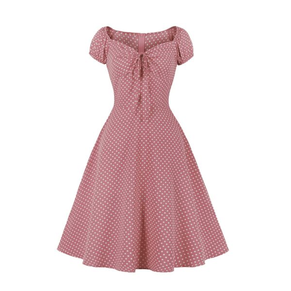 robe rose vintage