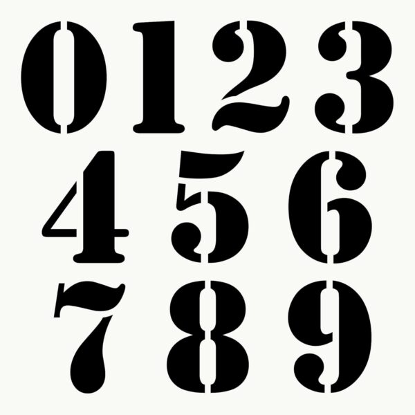 Autodomy Autocollants Numero Moto Café Racer