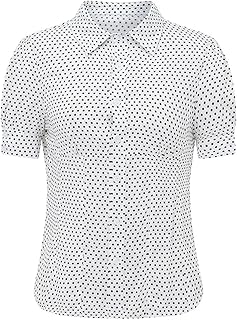 Chemises à Pois Femme Chemisier Vintage à Pois…
