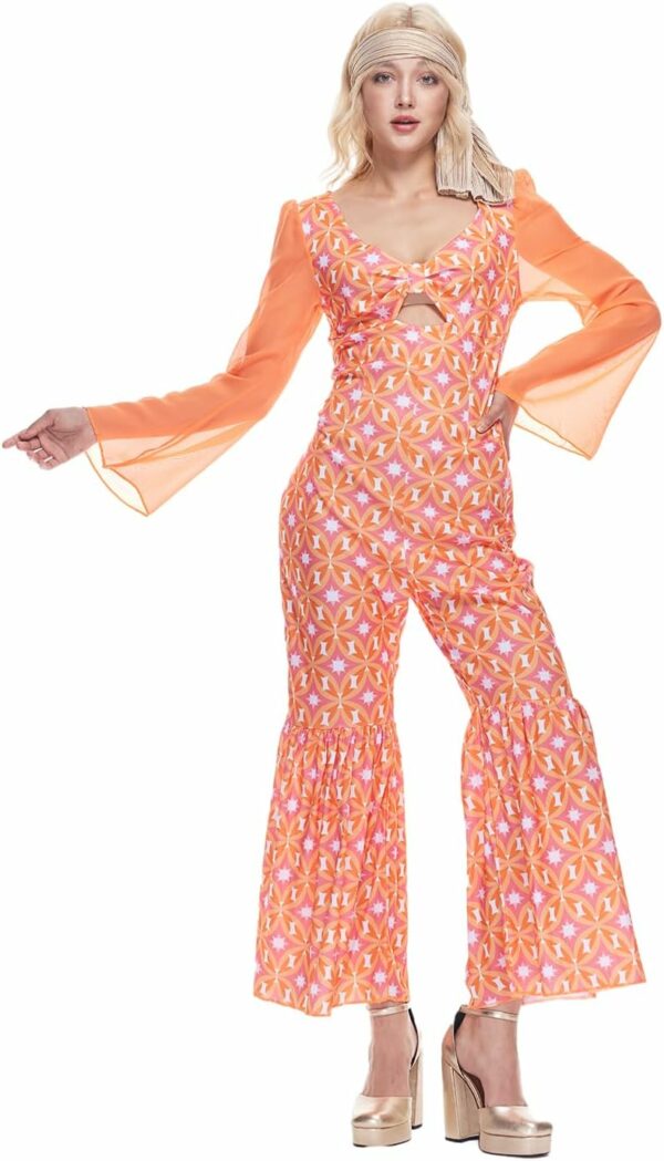 Combinaison Disco Années 70 pour Femme Combinaison Disco Années 70 pour Femme
