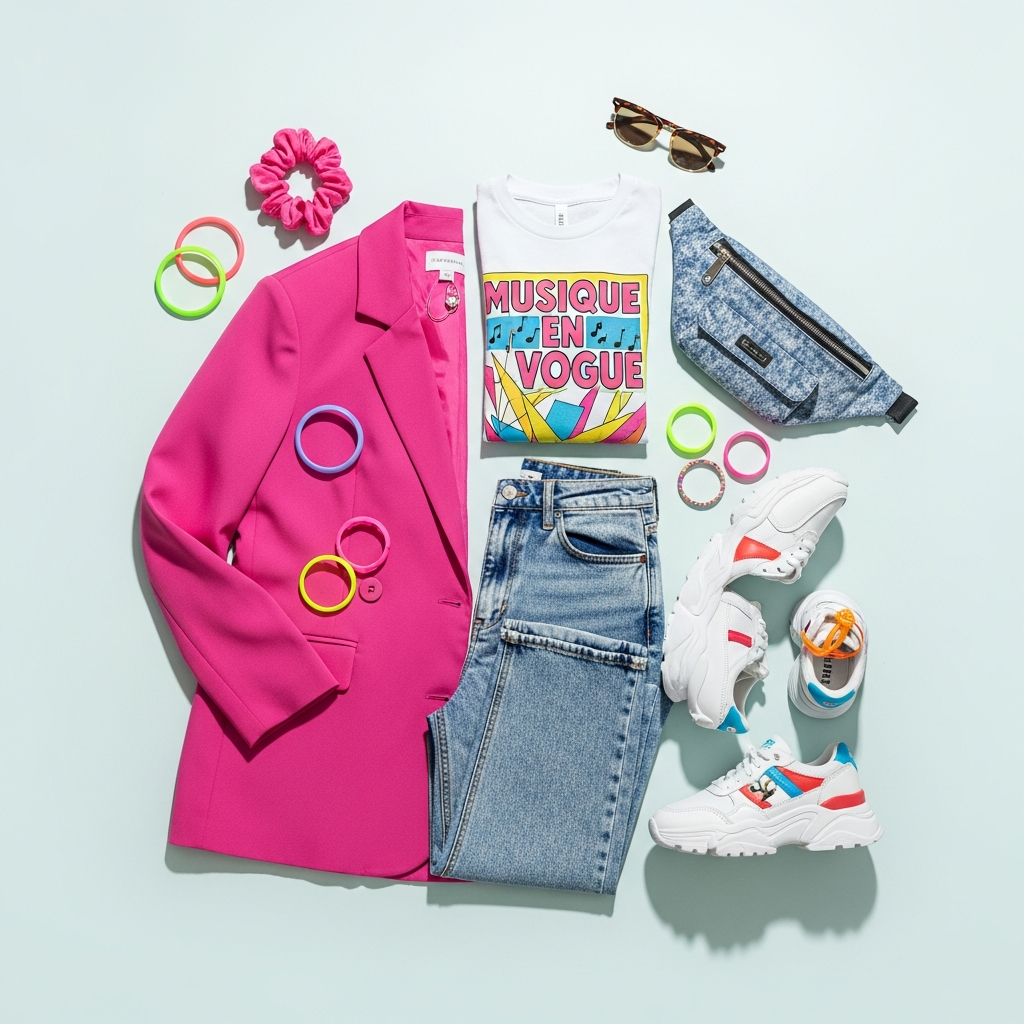Comment s’habiller année 80 en 5 étape