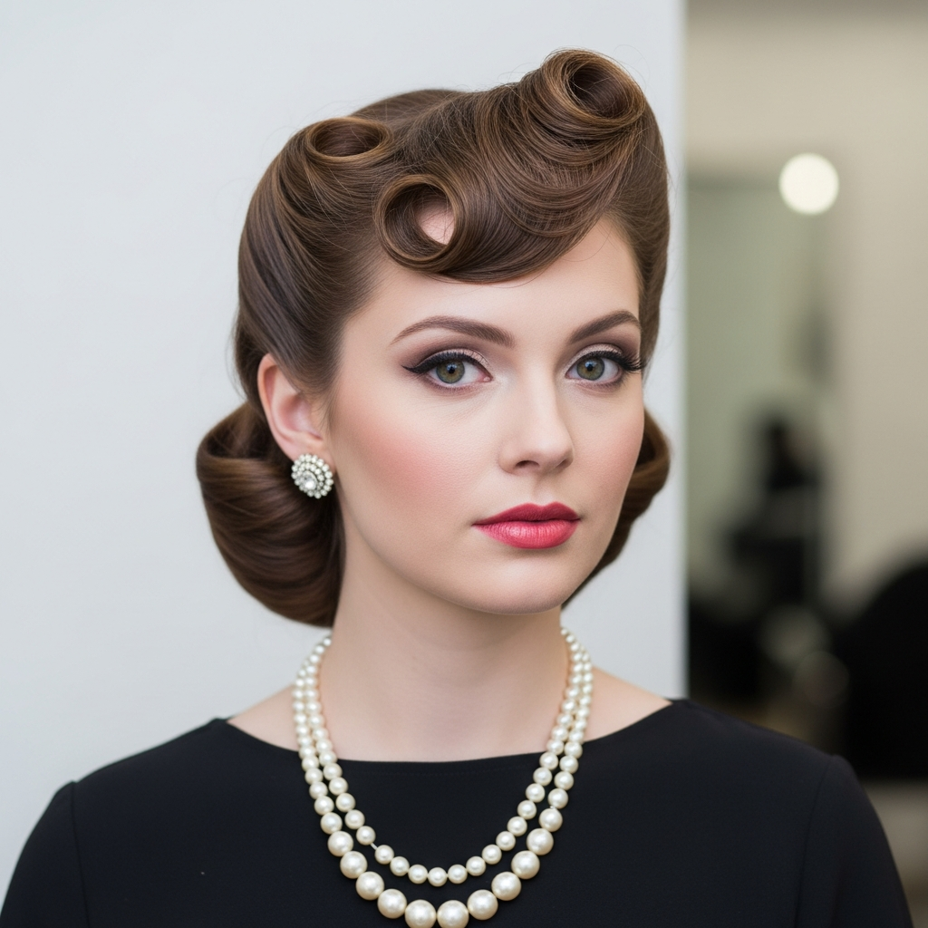 coiffure vintage facile