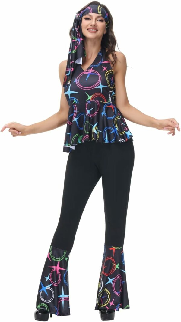 Deguisement Disco Femme Robe Annee 70 80 Hippie Deguisement Disco Femme Robe Annee 70 80 Hippie