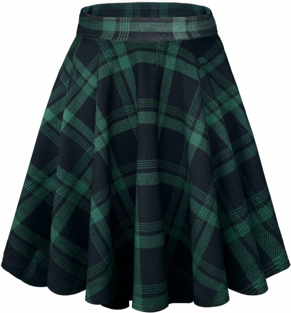 Femmes Élégant Taille Élastique Trompette A-Ligne