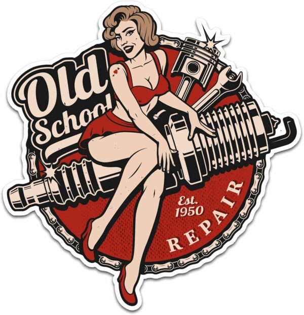 Finest Folia Autocollant rétro vintage