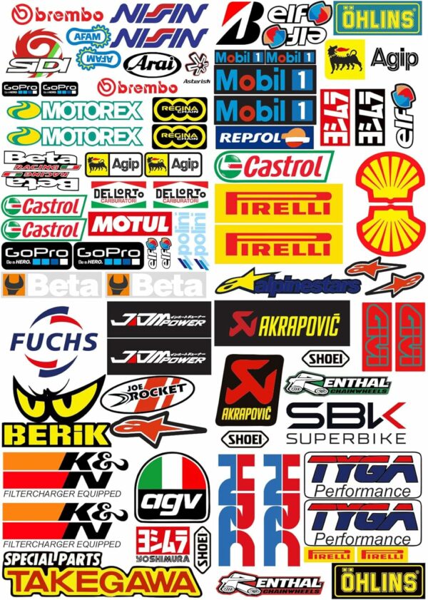 GamesMonkey® - Kit autocollants 79 pièces pour