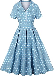 Robe de Femmes Blazer Col en Pétales Pois Travail…