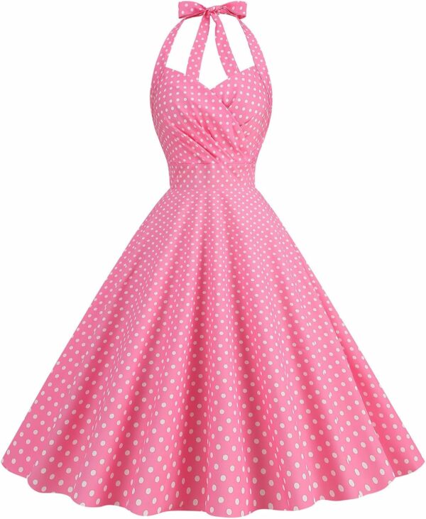 Robe Vintage Années 50 Femme Retro Rockabilly Pin