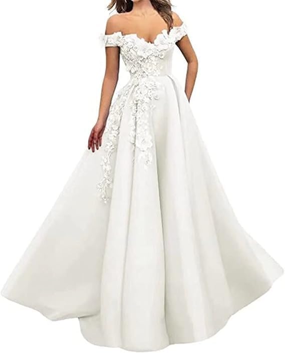 Robes de Bal en Tulle Robe Longue brodée à