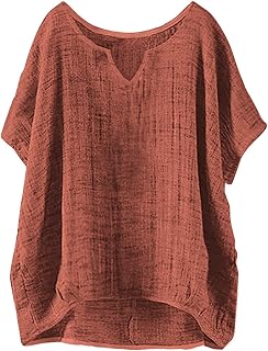 Tee Shirt Femme, T-Shirt d'Été Grande Taille en…